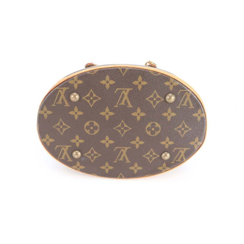 LOUIS VUITTON Brown Monogram Leather Tote Bag - Picture 5 of 11
